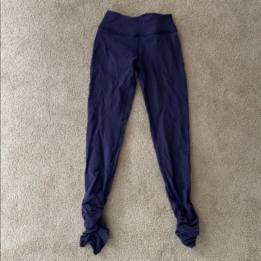 Beyond yoga blue crop xs